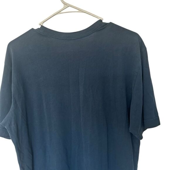 Travis Mathew Dusty Blue Pima Cotton Crewneck T-Shirt Size M Golf Preppy Summer - Picture 10 of 13